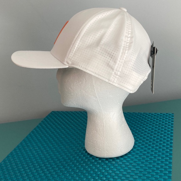 Cobra Crown C Patch White/Rickie Orange Headwear Men Fits All - Picture 6 of 13